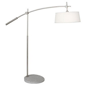 Rico Espinet Miles 2-Light Floor Lamp 18 Inches Wide and 61.875 Inches Tall