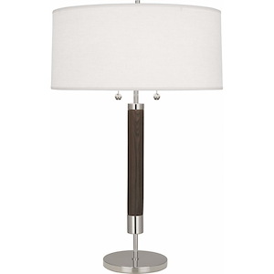 Dexter 2-Light Table Lamp 7 Inches Wide and 28.25 Inches Tall