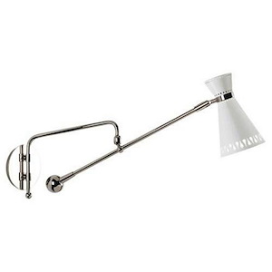 Jonathan Adler Havana 1-Light Swing-Arm Wall Sconce 29.75 Inches Wide and 8.75 Inches Tall - 208538