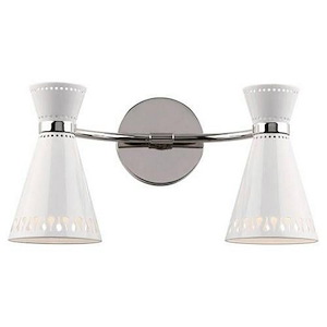 Jonathan Adler Havana 2-Light Wall Sconce 16.375 Inches Wide and 8.25 Inches Tall - 254606
