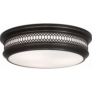 Williamsburg Tucker 3-Light Flushmount 16.75 Inches Wide and 4.625 Inches Tall - 483200