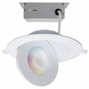 Starfish - 15W LED Gimbal Downlight-2.13 Inch Tall and 7.48 Inch Wide - 1384917