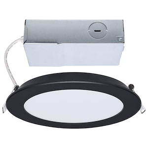 ColorQuick - 11W LED Round Flat Face Downlight-1.18 Inch Tall and 6.77 Inch Wide - 1397176
