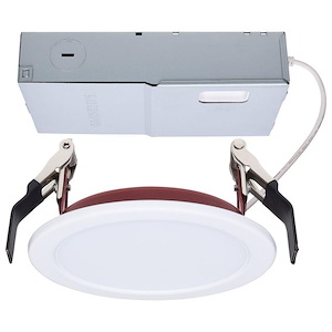 ColorQuick - 277V 10W LED Slim Fit Flat Face Downlight-0.88 Inch Tall and 4.74 Inch Wide - 1397181