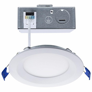 ColorQuick - 10.3W LED Round Smooth Baffle Downlight-1.34 Inch Tall and 5.06 Inch Wide - 1378149
