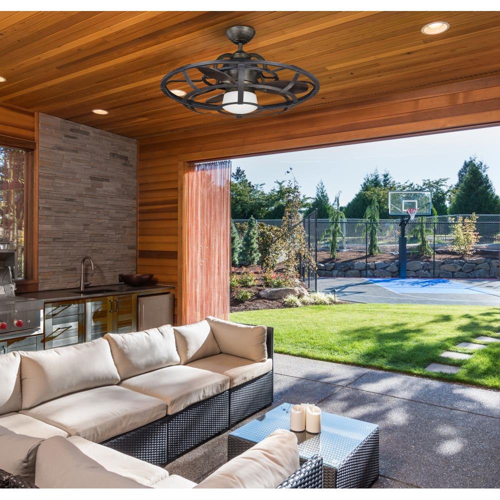 Savoy House - 26-9536-FD-196 - 18W 1 LED Fandelier-Transitional