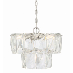 4 Light Chandelier-Contemporary Style with Shabby Chic and Inspirations-12.5 inches tall by 16 inches wide - 1151174