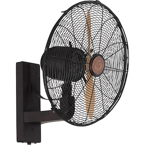 Outdoor Wall Fan-Transitional Style-20 inches tall by 18 inches wide