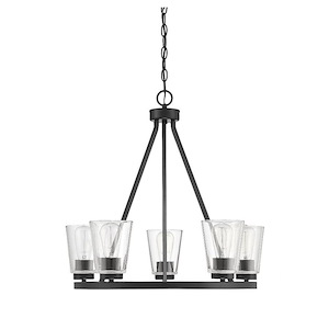 5 Light Chandelier-23 inches tall by 25 inches wide - 1040534