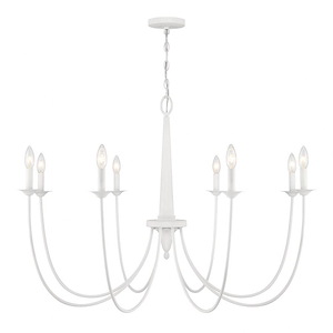 Stonecrest - 8 Light Chandelier In Traditional Style-28 Inches Tall and 42 Inches Wide