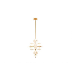 Amani - 9 Light Pendant In Modern Style-26.375 Inches Tall and 20 Inches Wide
