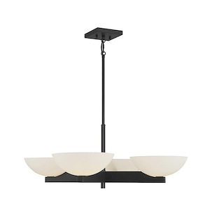 Fallon - 4 Light Chandelier In Mid-Century Modern Style-11 Inches Tall and 30 Inches Wide - 1105865