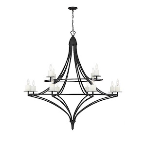 Director - 12 Light Chandelier In Traditional Style-50 Inches Tall and 50 Inches Wide