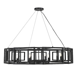 Radcliffe - 8 Light Chandelier In Transitional Style-10 Inches Tall and 45 Inches Wide