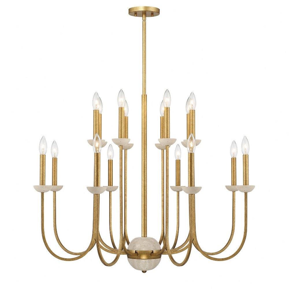 Savoy House - 1-2296-16-262 - Oakhurst - 16 Light Chandelier In Modern  Style-26 Inches Tall and 36 Inches Wide, image size:1000x1000