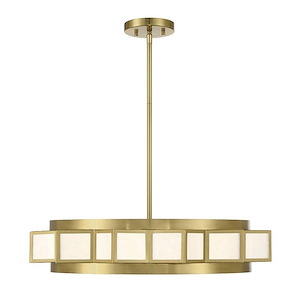 Gideon - 4 Light Chandelier In Modern Style-5 Inches Tall and 24 Inches Wide