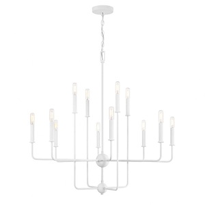 Avondale - 12 Light Chandelier In Contemporary Style-33.75 Inches Tall and 34 Inches Wide