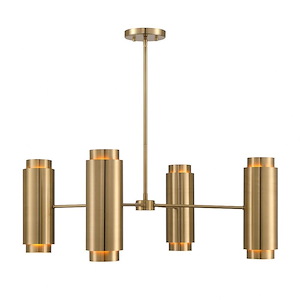 Lio - 8 Light Chandelier In Modern Style by Breegan Jane -11.5 Inches Tall and 31 Inches Wide
