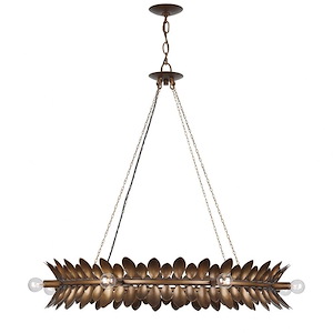Heiress - 8 Light Chandelier In Coastal Style by Breegan Jane -31.75 Inches Tall and 36 Inches Wide