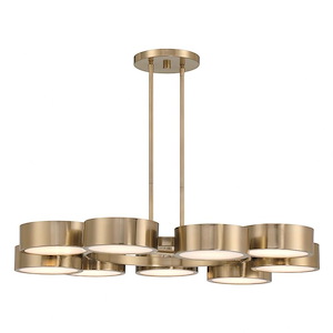 Talamanca - 45W 9 LED Chandelier In Modern Style by Breegan Jane -4 Inches Tall and 32 Inches Wide - 1325162