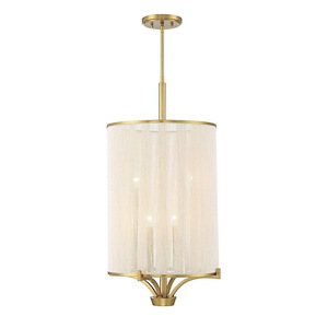 Wynwood - 4 Light Chandelier In Mid-Century Modern Style-32 Inches Tall and 16 Inches Wide