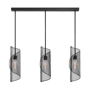 Hillbourne - 3 Light Linear Chandelier-20 Inch Tall and 5.5 Inch Wide