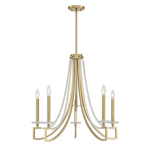 Helen - 5 Light Chandelier In Vintage Style-26.25 Inches Tall and 27 Inches Wide - 1279334
