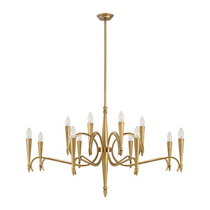Tremont - 12 Light Chandelier-24.63 Inch Tall and 44 Inch Wide
