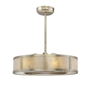 36W 6 LED Fandelier-Transitional Style with Mid-Century Modern Inspirations-8.5 inches tall by 26 inches wide