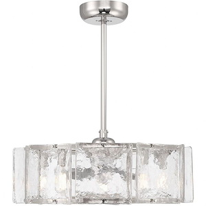 Genry - 40W 5 LED Fandelier In Coastal Style-27 Inches Wide
