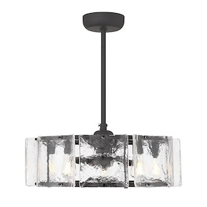 Genry - 40W 5 LED Fandelier In Coastal Style-27 Inches Wide - 1279340