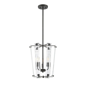 3 Light Foyer-Transitional Style with Modern and Contemporary Inspirations-16 inches tall by 13 inches wide - 929653
