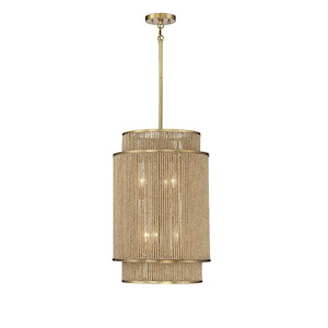 Ashburn - 6 Light Pendant In Bohemian/Eclectic Style-24.5 Inches Tall And 16 Inches Wide - 1217189