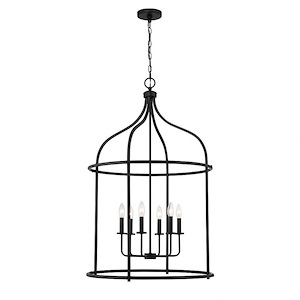 Brookstone - 6 Light Pendant In Traditional Style-40 Inches Tall and 26 Inches Wide