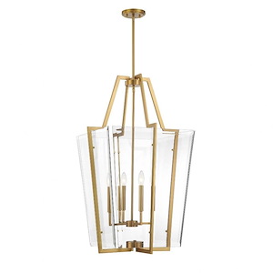 Farell - 4 Light Pendant In Contemporary Style-36 Inches Tall and 21 Inches Wide