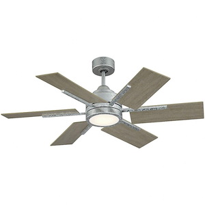 6 Blade Ceiling Fan with Light Kit-Farmhouse Style with Contemporary and Rustic Inspirations-8.07 inches tall by 44 inches wide
