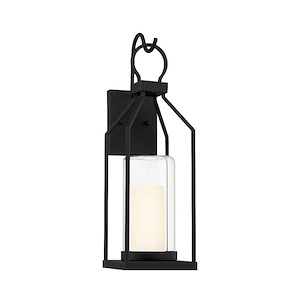 Hamilton - 1 Light Outdoor Wall Lantern In Transitional Style-21 Inches Tall And 6.5 Inches Wide - 1217207