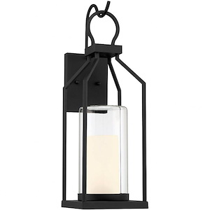 Hamilton - 1 Light Outdoor Wall Lantern In Transitional Style-23.5 Inches Tall And 7.5 Inches Wide