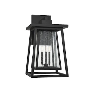 Denver - 3 Light Outdoor Wall Lantern In Mission Style-29 Inches Tall And 16 Inches Wide - 1217237