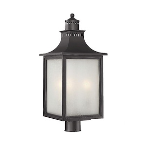 1 Light Outdoor Wall Lantern-Modern Farmhouse Style with Rustic and Transitional Inspirations-17.75 inches tall by 7 inches wide - 100359