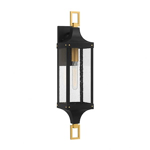 Glendale - 1 Light Outdoor Wall Lantern In Contemporary Style-28 Inches Tall and 6.5 Inches Wide