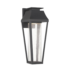 Brookline - 4.5W 1 LED Outdoor Wall Lantern In Contemporary Style-20 Inches Tall and 7.25 Inches Wide