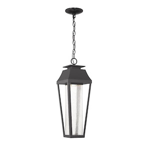 Brookline - 4.5W 1 LED Outdoor Hanging Lantern In Contemporary Style-21.75 Inches Tall and 7.25 Inches Wide - 1279364