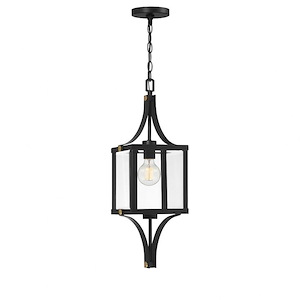 Raeburn - 1 Light Outdoor Hanging Lantern In Traditional Style-25 Inches Tall and 8.5 Inches Wide