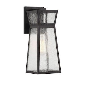 Millford - 1 Light Outdoor Wall Lantern In Modern Style-14 Inches Tall and 5.5 Inches Wide