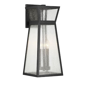 Millford - 3 Light Outdoor Wall Lantern In Modern Style-22 Inches Tall and 9 Inches Wide - 1279368
