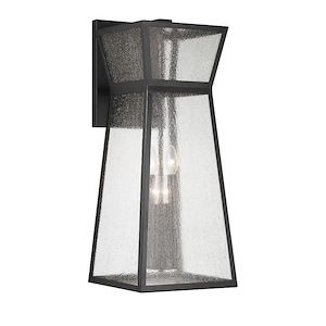 Millford - 4 Light Outdoor Wall Lantern In Modern Style-26.75 Inches Tall and 11 Inches Wide