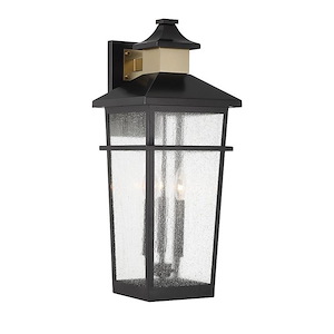 Kingsley - 3 Light Outdoor Wall Lantern In Coastal Style-25.25 Inches Tall and 10 Inches Wide - 1279372