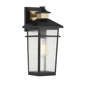 Kingsley - 1 Light Outdoor Wall Lantern In Coastal Style-16.25 Inches Tall and 7 Inches Wide