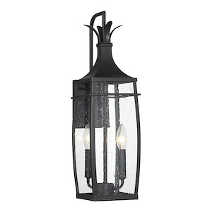 Montpelier - 2 Light Outdoor Wall Lantern In Modern Style-22 Inches Tall and 6.25 Inches Wide